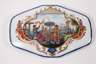 Gaunitz Dresden Deckeldose mit Chinoiserie