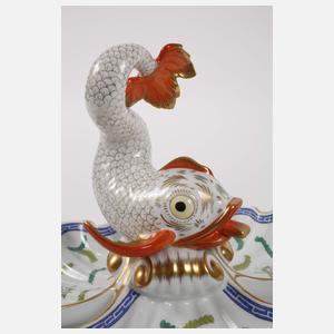 Herend Ungarn große Cabaretschale "Poissons"