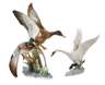Hutschenreuther fliegende Wildenten und Schwan