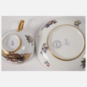 Meissen frühe Tasse mit Landschaftsmalerei