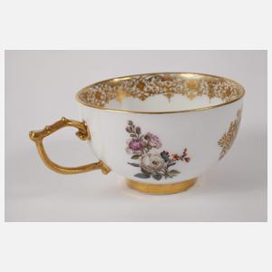 Meissen frühe Tasse mit Landschaftsmalerei