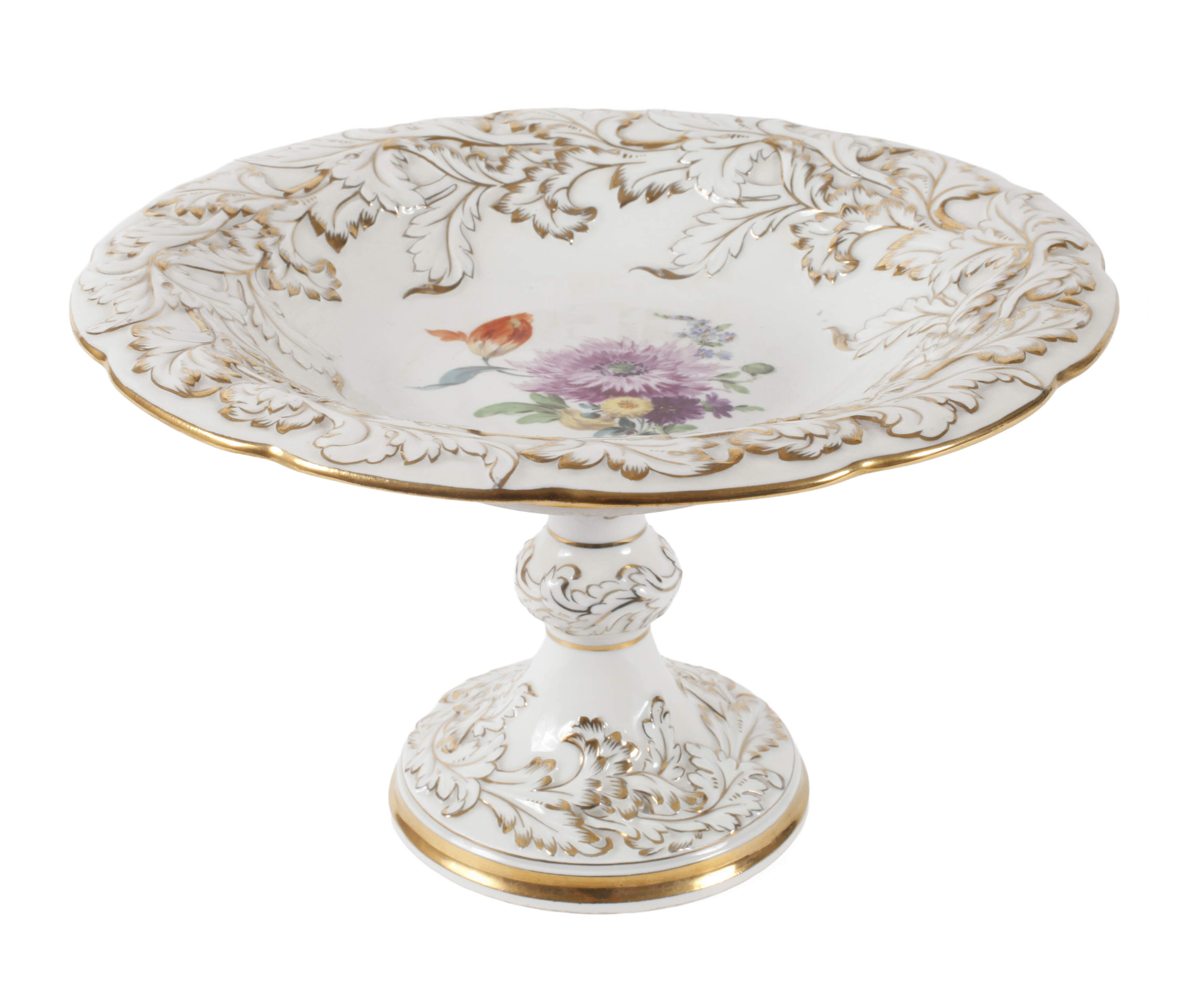 Meissen prunkvoller Tafelaufsatz "Blumenbukett"