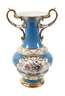 Meissen prunkvolle Henkelvase "Blumenbukett"