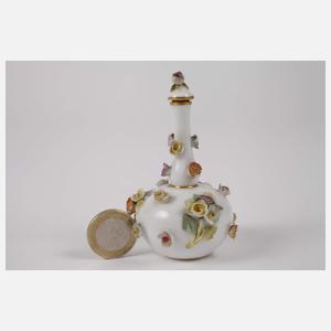 Meissen Paar Flakons mit Blumenbesatz