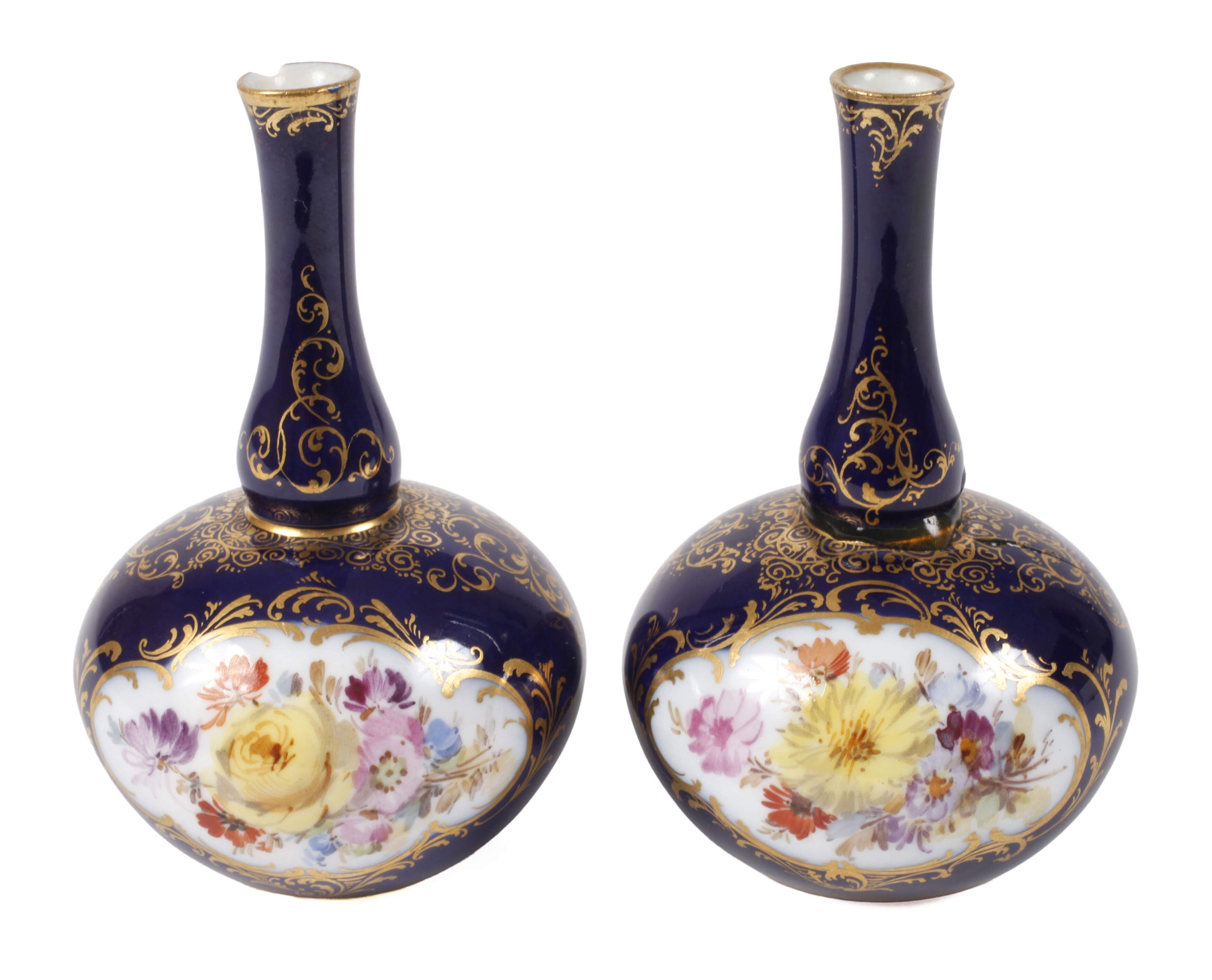 Meissen Paar Flakons "Amsterdamer Art"