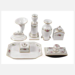 Meissen Schreibset "Rosenkranz"