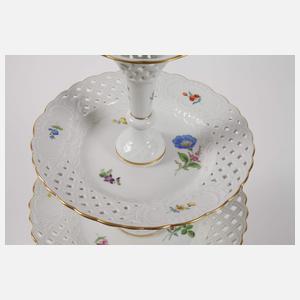 Meissen große Etagere "Blume 2"