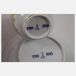 Meissen Kaffeetasse "Blumen und Insekten"