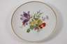 Meissen drei Wandteller Blumenmalerei