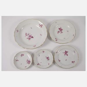 Meissen Speiseservice "Blumenbukett/Goldgräser"