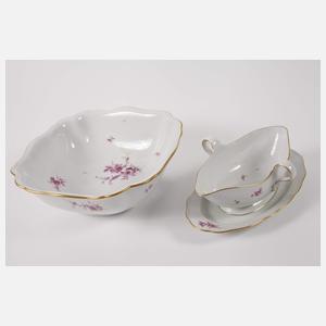 Meissen Speiseservice "Blumenbukett/Goldgräser"