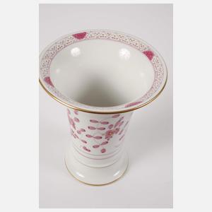 Meissen zwei Vasen "Indisch purpur"