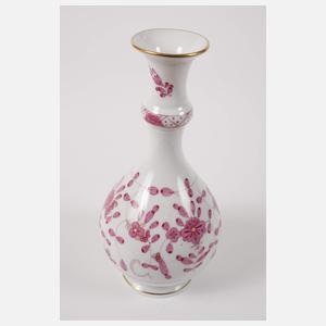 Meissen zwei Vasen "Indisch purpur"