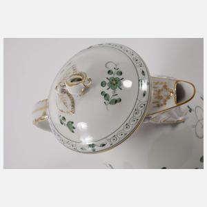 Meissen Kaffeeservice "Indisch grün"