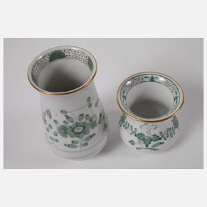 Meissen Kaffeeservice "Indisch grün"