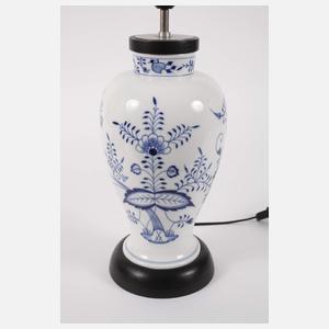 Meissen Tischlampe "Zwiebelmuster"