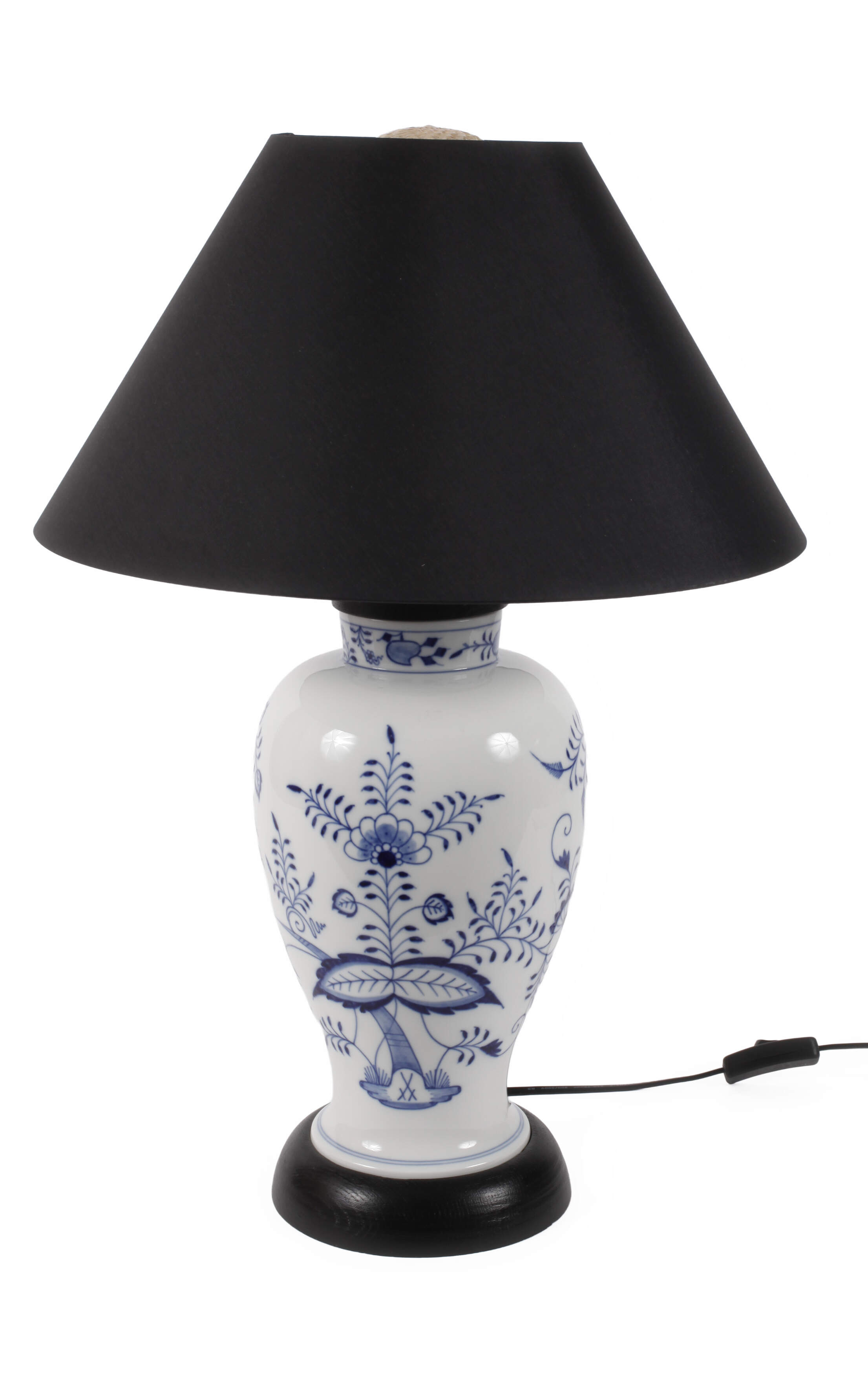 Meissen Tischlampe "Zwiebelmuster"