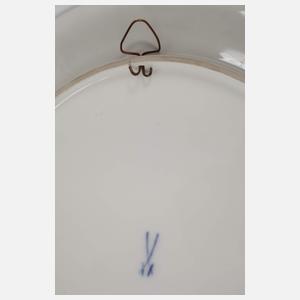Meissen Wandteller Ansicht Zwickau