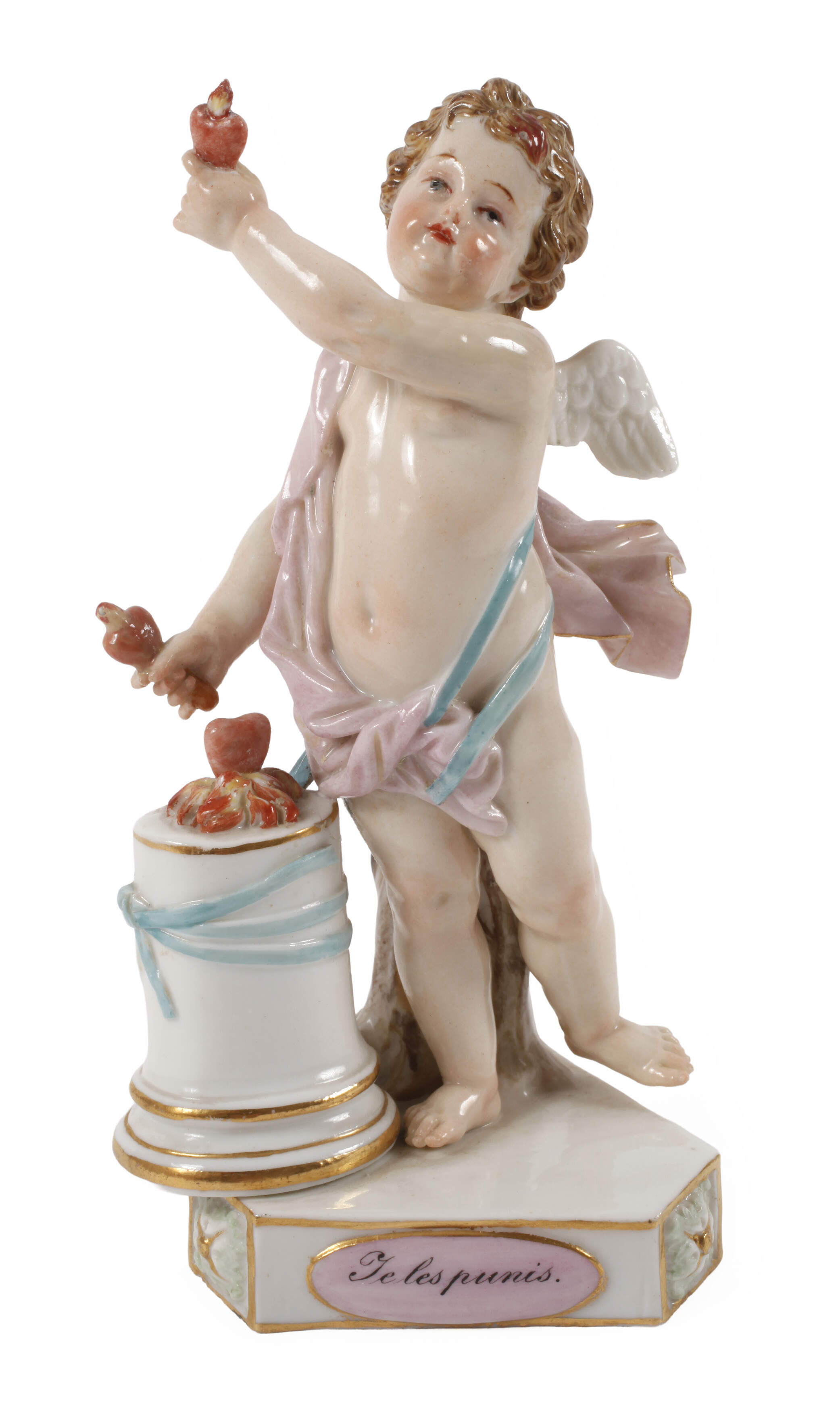 Meissen Amorette "Je les punis - ich strafe sie"