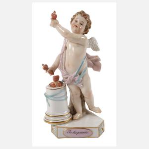 Meissen Amorette "Je les punis - ich strafe sie"