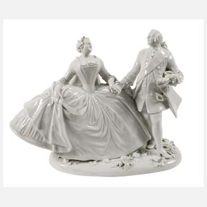 Meissen "Liebesgruppe/Der polnische Handkuss"