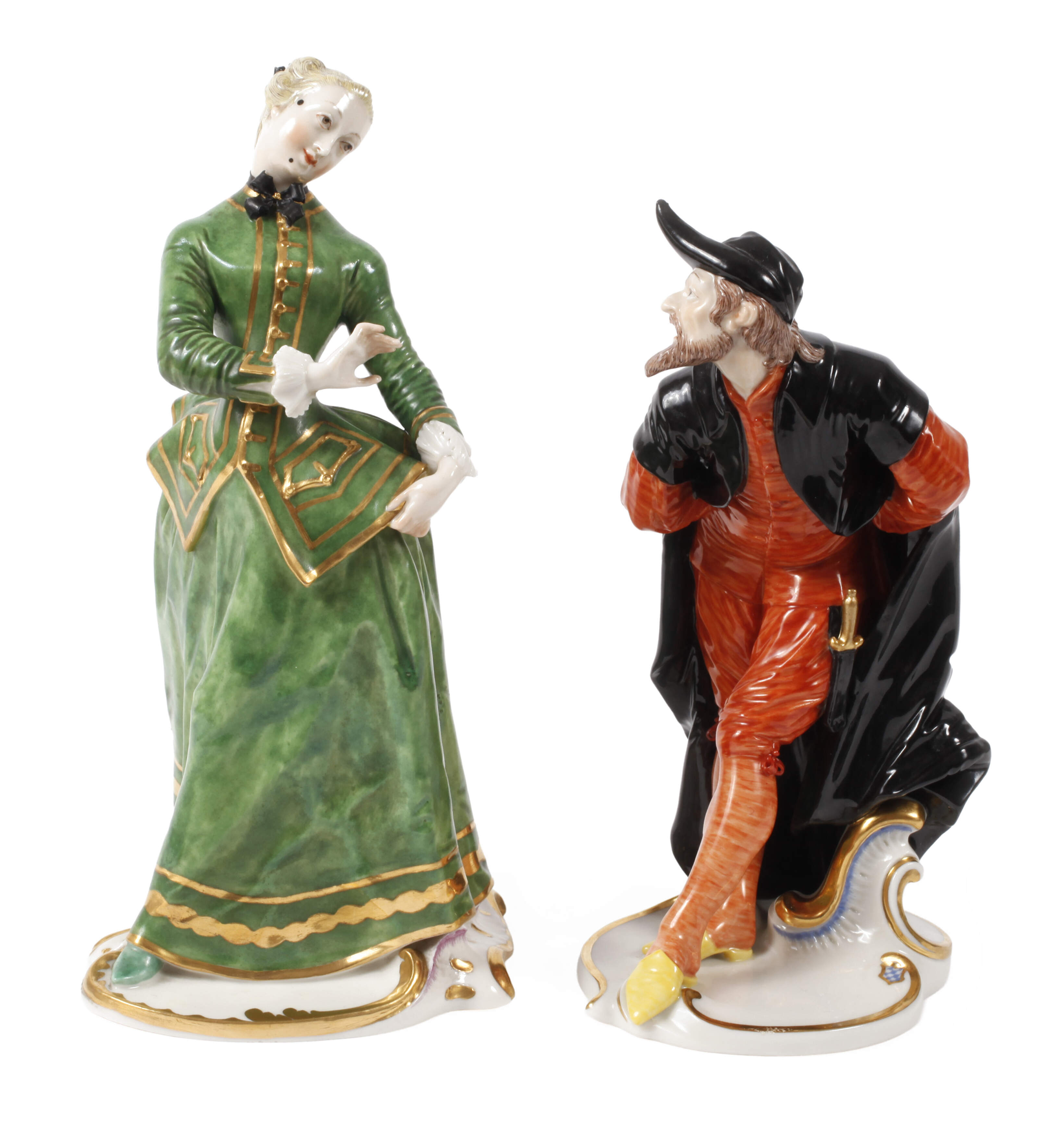 Nymphenburg "Julia“ und "Pantalone"