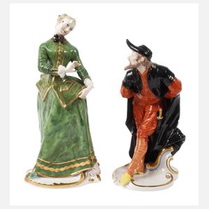 Nymphenburg "Julia“ und "Pantalone"