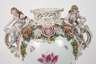 Sitzendorf große Potpourri-Deckelvase mit Sockel