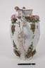 Sitzendorf große Potpourri-Deckelvase mit Sockel