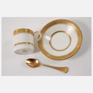 Royal Worcester England prunkvolles Mokkaservice