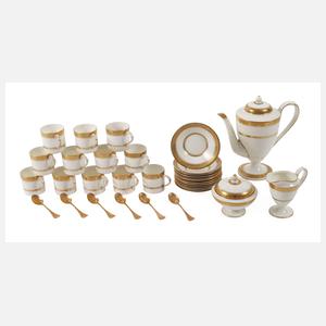 Royal Worcester England prunkvolles Mokkaservice