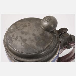 Wuchtiger Erfurter Fayence-Walzenkrug 1720