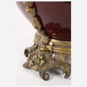 Großer Cachepot mit Bronzemontur