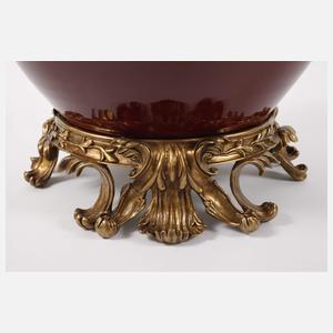 Großer Cachepot mit Bronzemontur