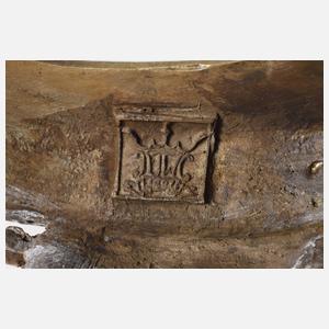 Großer Cachepot mit Bronzemontur