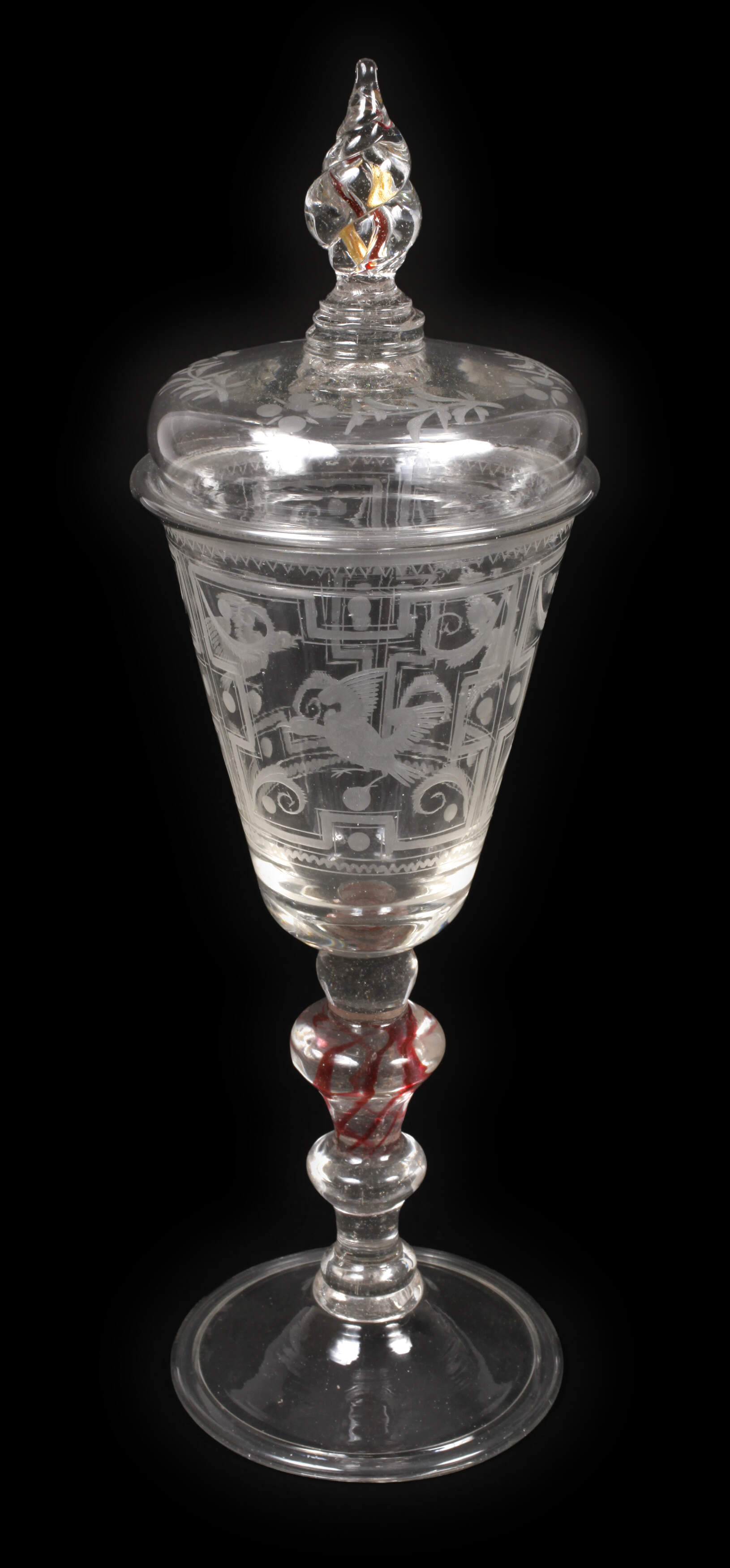 Seltener barocker Deckelpokal