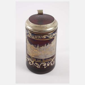 Drei Andenkengläser Biedermeier