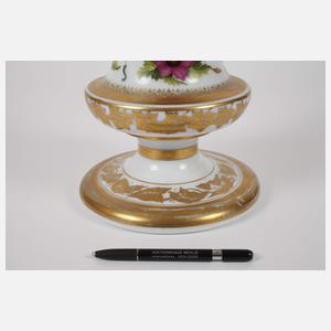 Baccarat große Vase mit feinster Malerei