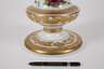 Baccarat große Vase mit feinster Malerei