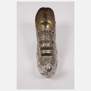 Silberschuh im Barockstil