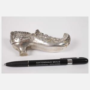 Silberschuh im Barockstil