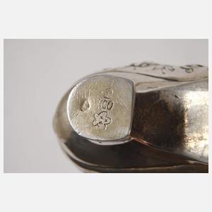 Silberschuh im Barockstil