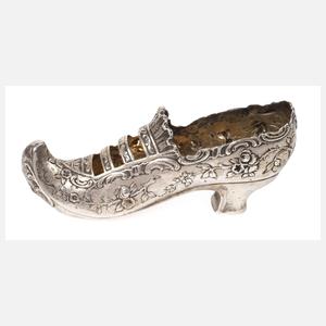 Silberschuh im Barockstil