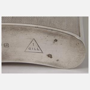 Silber Flachmann England
