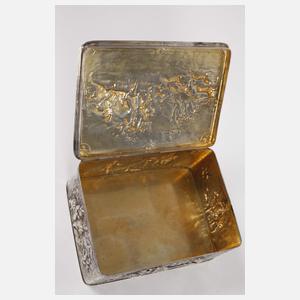 Silber Deckeldose Hanau