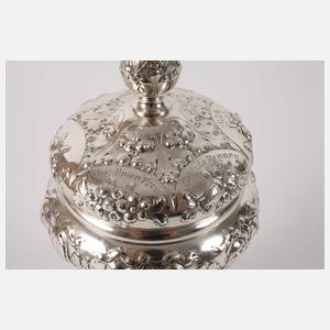 Silber Deckelpokal als Ehrengeschenk