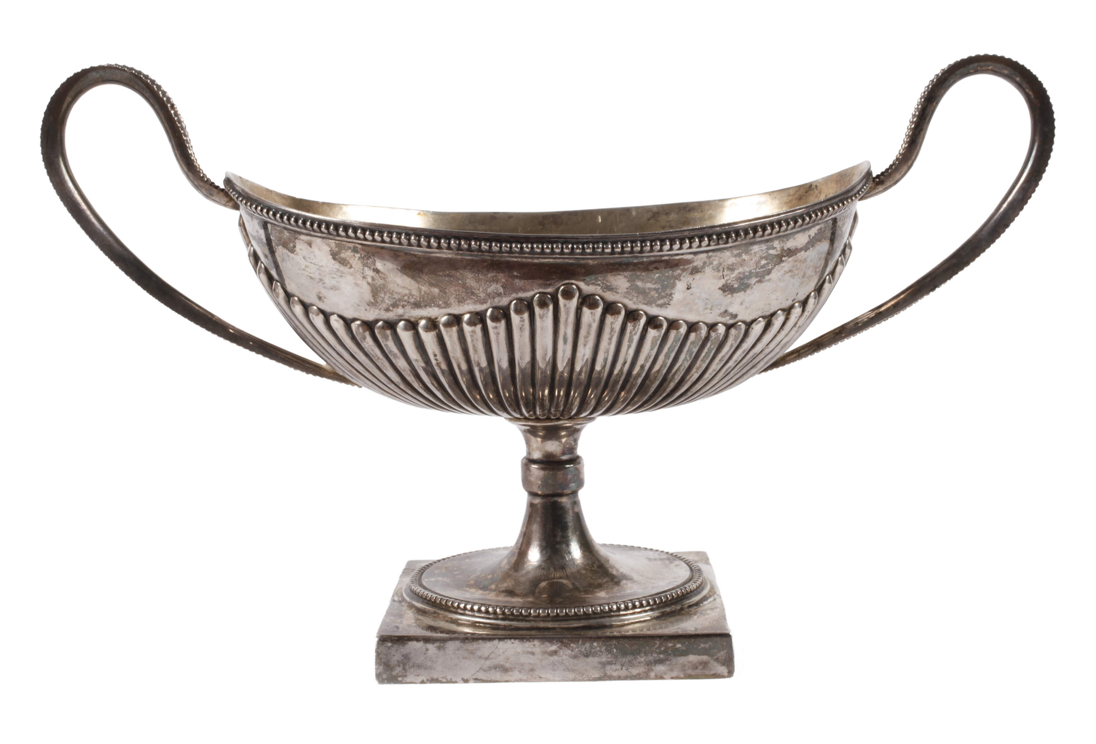 Silber Henkelschale Neoklassizismus