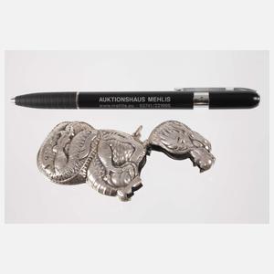 Figürliche Pillendose als Drache