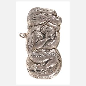 Figürliche Pillendose als Drache