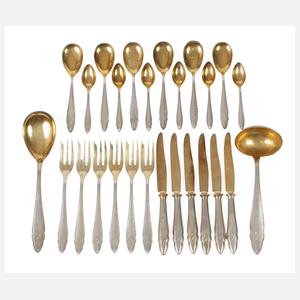 Silber Dessertbesteck "Chippendale"